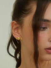 wearing Gold Candy Studs Earrings